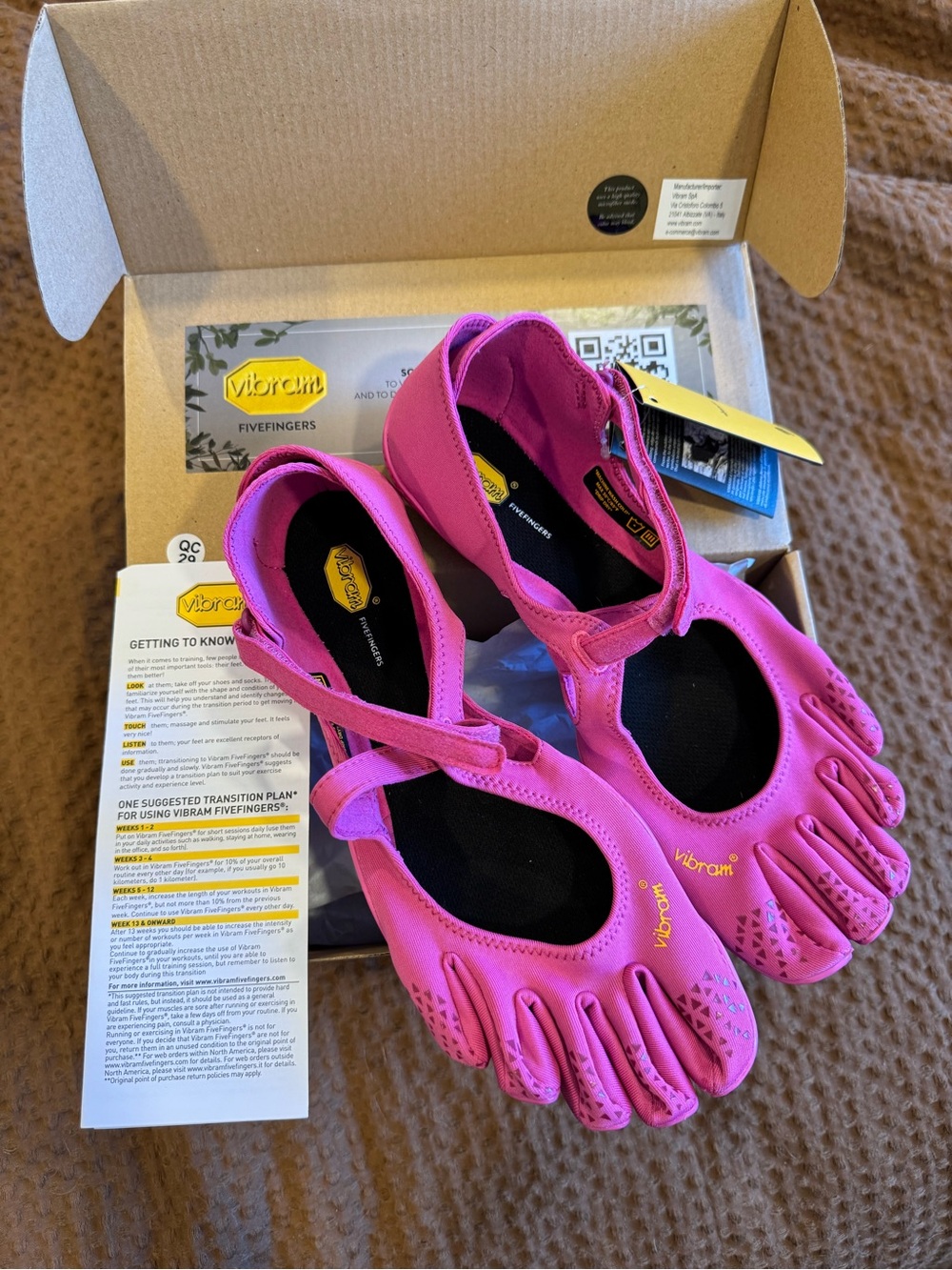 Vibram fivefingers v soul fuchsia various sizes